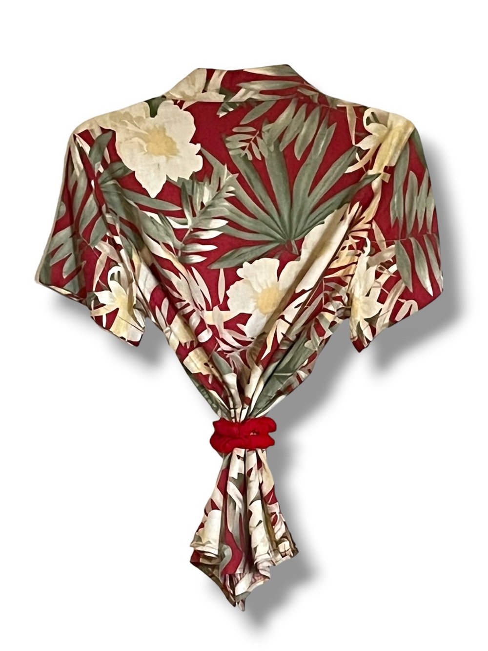 Caribbean Joe Island Tropical Vacation Resortwear Short Sleeve Button-Down Top - Picture 2 of 11